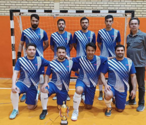 کسب مقام سوم مسابقات فوتسال کارکنان