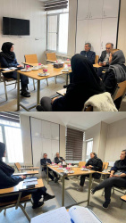 جلسه ی تعامل درون گروهی واحد پژوهش با اساتید گروه ارتوپدی و ENT