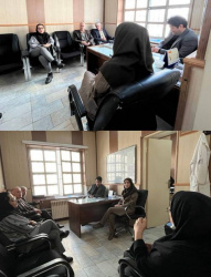 جلسه ی تعامل درون گروهی واحد پژوهش با اساتید گروه روانپزشکی