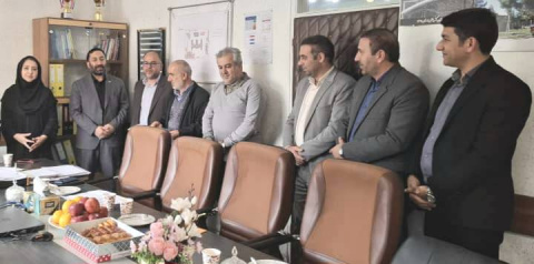 برگزاری مراسم معارفه و تکریم  مسئول حراست بیمارستان فاطمی