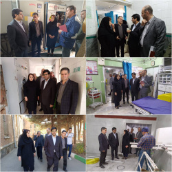 بازدید مدیر کل امور پشتیبانی و رفاهی وزارت بهداشت از بیمارستان فاطمی اردبیل