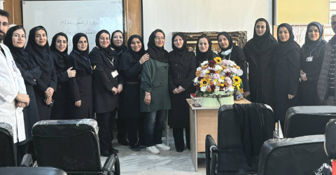 جشن بازنشستگی همکار گرانقدرمان  سرکار خانم معصومه کسایی